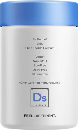Miniatura 9 de Codeage Suplemento sinbiótico diario – Prebióticos, probióticos Lactobacillus y bifidobacterias, L-glutamina, L-Carnosina de zinc, DGL, probiótico