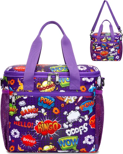 Miniatura 10 de Bolsa de Bingo para Marcadores, Rotuladores, Punteros con Bolsillos para Utensilios de Bingo (Negro/Verde)