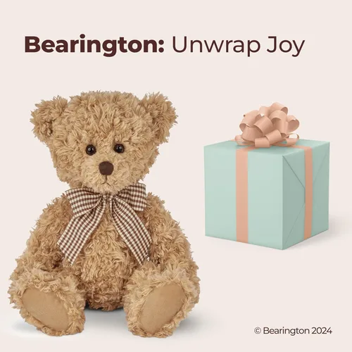 Miniatura 5 de Bearington Baby Theodore Oso de peluche afelpado, de 17 pulgadas, animal de peluche, marrón Theodore 17