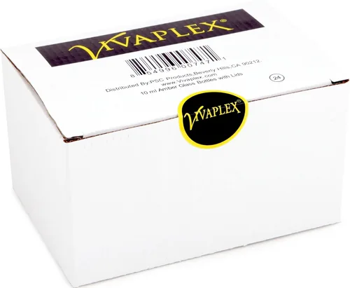 Miniatura 2 de Vivaplex, 24, Amber, 0.3 fl oz (1/3 oz) botellas de vidrio, con tapas