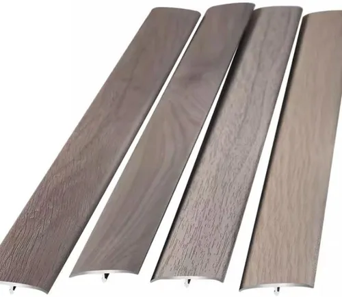 Miniatura 3 de HCZION Tira de umbral de aluminio, tira de transición de umbral de suelo laminado, cubierta de piso, borde de metal, rellena el hueco/placa se une