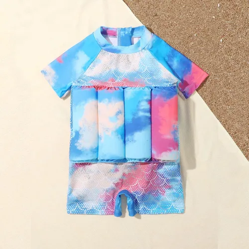 Miniatura 3 de Traje de baño de una pieza para niñas y niños, hawaiano, playa, deporte, verano, traje de baño