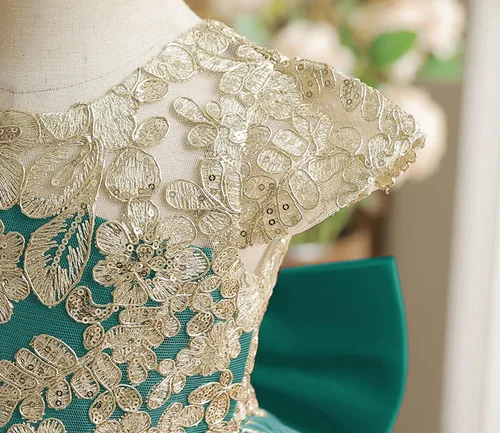Miniatura 3 de NNJXD - Vestido de princesa de tul con flores, para usar en bodas, para niñas pequeñas y bebés