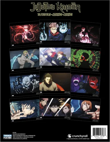 Miniatura 3 de Libro de Pósteres Jujutsu Kaisen Libro de Pósteres