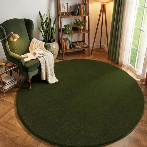 Miniatura 45 de Amearea Alfombras Modernas de Área para Dormitorio Sala de Estar, 4x6 Pies Gris Alfombra de Espuma Viscoelástica Engrosada, Alfombras Mullidas