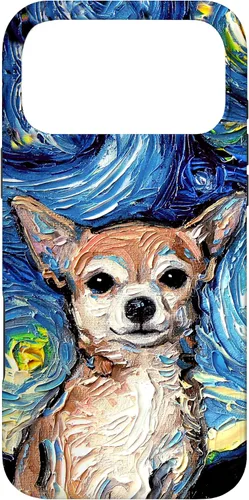 Miniatura 22 de Aja - Funda para iPhone 17, diseño de perro de noche estrellada, color marrón