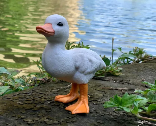 Miniatura 5 de Figuras realistas de animales de granja de patos de goma, figuras de animales de pato para juguetes de niños, juguetes de baño y para recuerdos