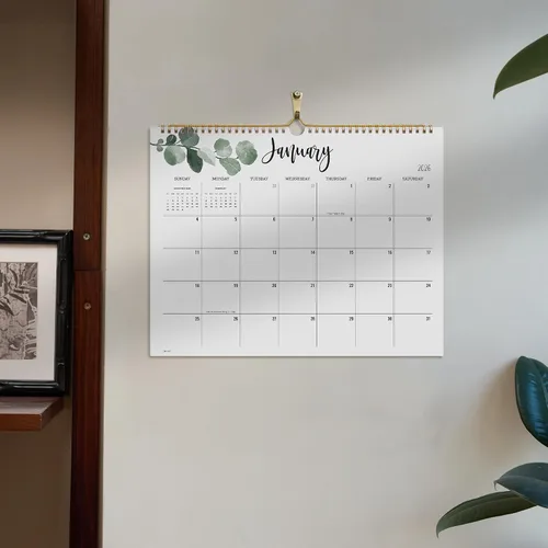 Miniatura 3 de Cabbrix Calendario de pared 2026, calendario mensual de 18 días desde enero de 2026 a junio de 2027, planificador de educación en casa para familia