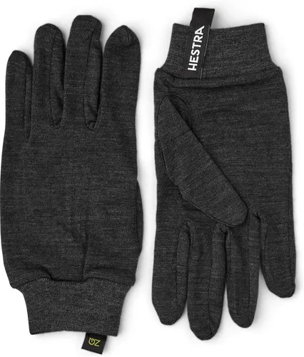 Hestra Guantes unisex de lana merina, guantes activos de 5 dedos para uso diario, invierno, senderismo y correr, para hombres y mujeres