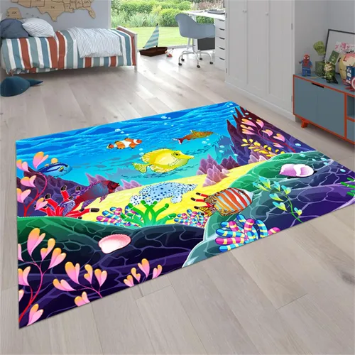 Miniatura 8 de Alfombra de guitarra, 3 x 4 pies, alfombra de guitarra eléctrica, para interiores, antideslizante, reducción de ruido, lavable a máquina, alfombra