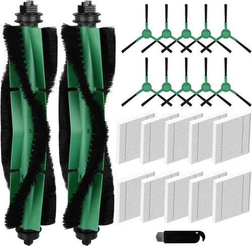 Kit de 23 accesorios para aspiradora iRobot Roomba 104, 105, 105X Vac/Combo, Y0140, Y0110, Q0520, Q0120, Q011, piezas de repuesto incluyen 2