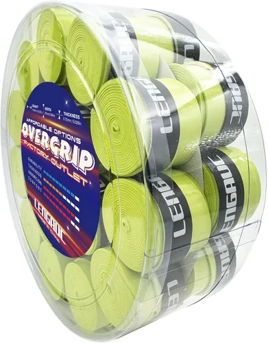 Miniatura 3 de Tacky Overgrips, para tenis, bádminton, pickleball/remo, paquete de 30/60 unidades, agarre antideslizante y absorbente, colorido, cinta de agarre