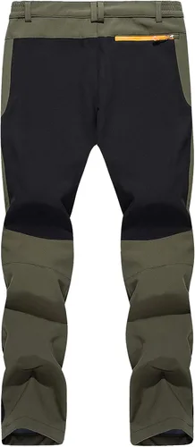 Miniatura 2 de TACVASEN Men's Snow Pants Outdoor Water Repellent Ski Snowboard Fleece Lining Soft Shell Pants Trousers