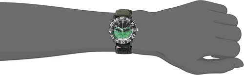 Miniatura 6 de Marvel Reloj de pulsera de nailon analógico de cuarzo para niños, Camo, Classic