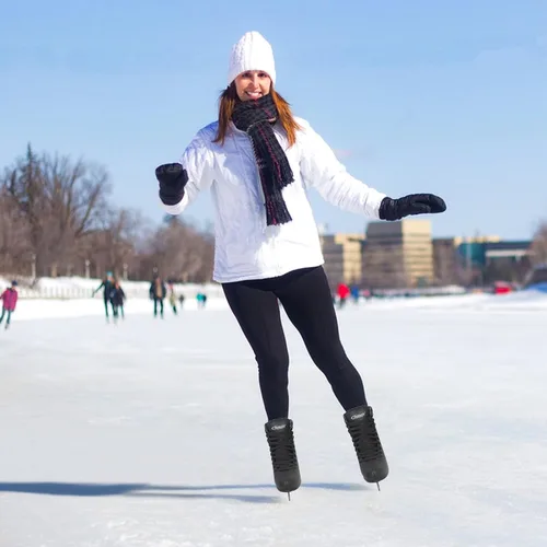 Miniatura 6 de Nattork Patines de Figura con Hojas de Acero Inoxidable de Excelencia para Patinaje sobre Hielo con Soporte Mejorado, Rendimiento de Fuerza