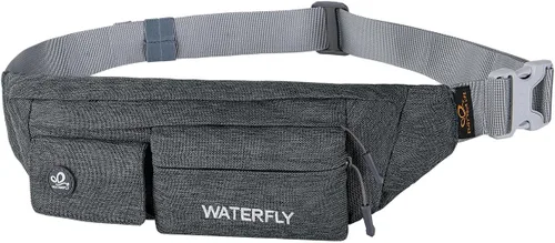 Miniatura 13 de Waterfly - Cangurera de poliéster, suave, angosta, resistente al agua, para hombre y mujer, para guardar iPhone 8 y Samsung S6 Púrpura