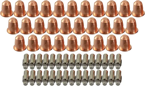 Miniatura 9 de RIVERWELD PR0110 Electrodo de plasma PD0116-08 Punta 0.8 y PC0116 Fit S45 Plasma Cutter Torch