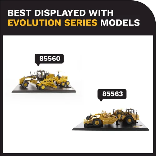 Miniatura 7 de Diecast Masters Camión para gatos Caterpillar 977D y 963K 1:50, serie Evolution Camiones coleccionables de construcción a escala Camión