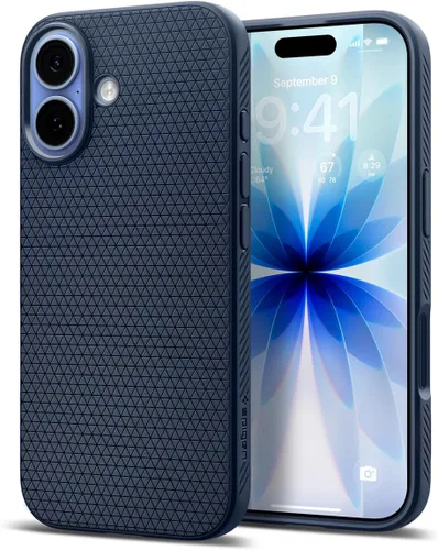 Miniatura 12 de Spigen Liquid Air - Funda diseñada para iPhone 13 (2021), color negro mate