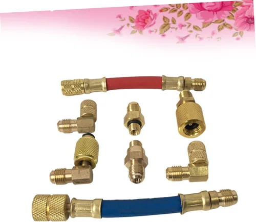 Miniatura 4 de Kit de conector de acoplador para coche r aire acondicionado adaptador manguera de alta gama acondicionado Conversión colector