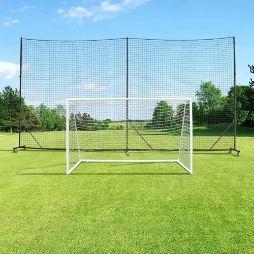 Miniatura 6 de Sistema de tope de bola - Red de respaldo de fútbol, resistente, alto impacto, barrera de práctica