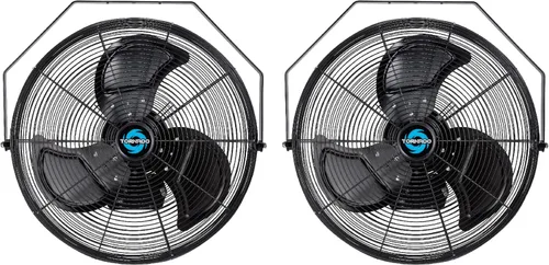 Miniatura 9 de Tornado Ventilador de pared industrial de metal resistente al agua de 18 pulgadas para exteriores, con clasificación IPX4, ventilador de pared