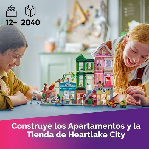 Miniatura 2 de LEGO Friends Heartlake City Apartments and Stores - Juego de construcción de juguetes para niños, niñas y niños, a partir de 12 años, ideas