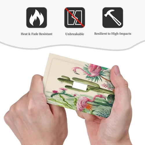 Miniatura 505 de Cubiertas de placa de pared de 3 gang con interruptor de luz de triple palanca, en negro y dorado con esplendor de oro rosa, estampado floral