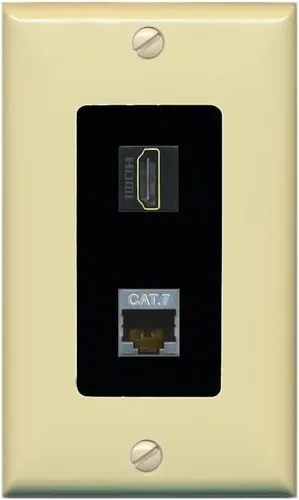 Miniatura 16 de RiteAV Placa de pared HDMI y Cat7 - 1 banda [marrón/marrón]