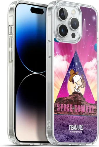 Miniatura 68 de Head Case Designs Funda de gel con licencia oficial de Peanuts Nebula Cactus Needles Snoopy Space Cowboy [protección de grado militar] compatible
