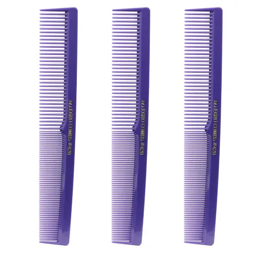 Miniatura 11 de Allegro Combs Peines de corte para peluqueros 420, peine para barba, bigote, para hombres, mujeres, niños pequeños, trenzados, separación del Menta