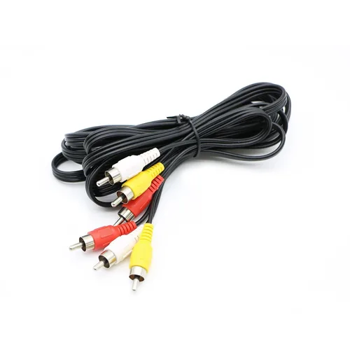 Miniatura 8 de Cable de Audio y Vídeo 3 RCA Compuesto Macho a Macho para DVD (1.83 m) para Televisión