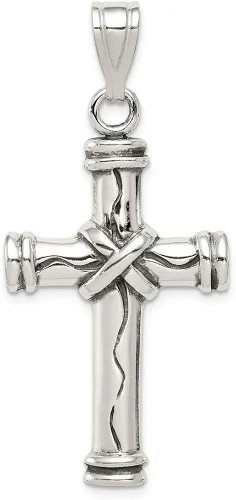 Dije de plata de ley 925 maciza con colgante de cruz antigua 1890in x 0866in regalos de joyería para mujeres esposa mamá regalos para hombres esposo