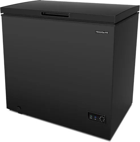 Miniatura 4 de FRIGIDAIRE EFRF7003-BLACK Congelador profundo de cofre, 7 pies cúbicos, negro con termostato ajustable removible, cesta de alambre con revestimiento