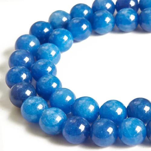 Miniatura 39 de 100 piezas de cuentas de jade birmano de 8 mm cuentas de piedras preciosas naturales cuentas redondas sueltas para manualidades y fabricación
