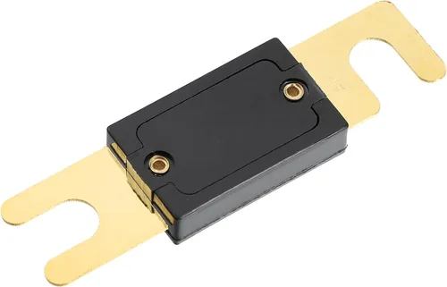 Miniatura 5 de X AUTOHAUX 6 unids 275A oro tono plateado ANL fusible universal para inversores coche vehículo camión audio