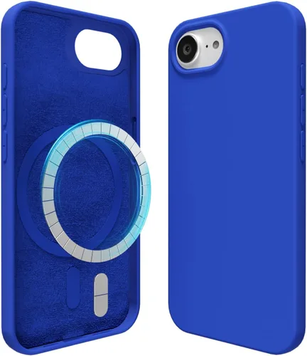 Miniatura 10 de oakxco Funda de silicona para iPhone 12 Pro Max, magnética, compatible con carga inalámbrica Magsafe, cubierta protectora de goma suave y delgada