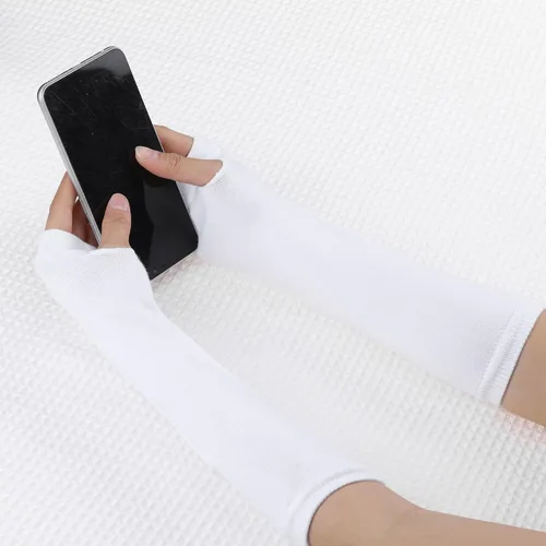 Miniatura 41 de Allegra K Calentadores de brazo sin dedos unisex de moda clásica