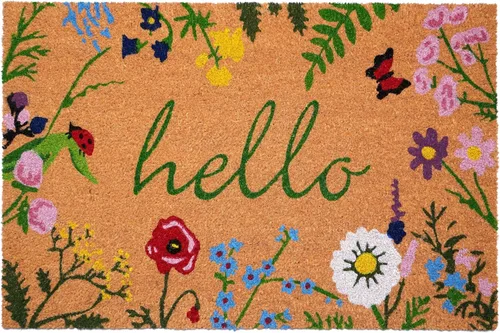 Miniatura 13 de Calloway Mills Felpudo de bienvenida Butterfly Garden 24 x 36 Bienvenido al jardín de mariposas