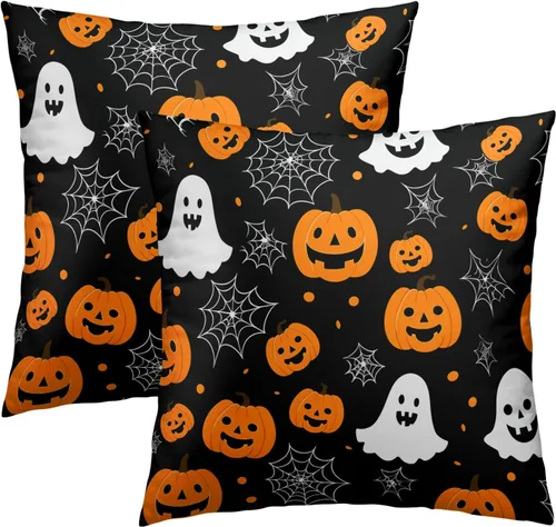 Miniatura 61 de Funda de almohada marrón con estampado de leopardo - 2 piezas Funda de almohada de guepardo de 16x16 pulgadas Fundas de almohada de algodón