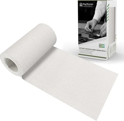 Miniatura 50 de KING MOUNTAIN Parche de lona para planchar, 3"×60", parche de reparación de tela de algodón 100% impermeable, utilizado para varios sofás, tiendas