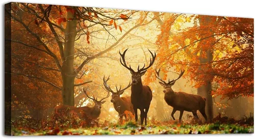 Miniatura 46 de YONICA Lienzo de pared de animales de la naturaleza, pintura de pared de águila, impresión artística de águila calva voladora impresa en lienzo