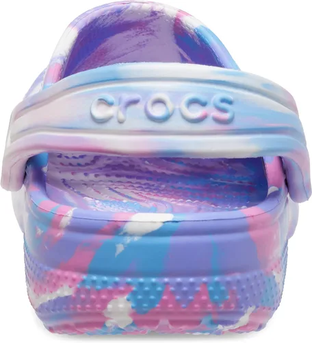 Miniatura 2 de Crocs Zuecos clásicos unisex para niños con teñido anudado marmoleado