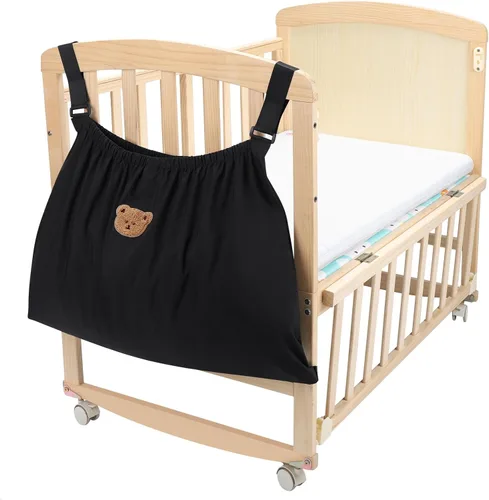 Miniatura 6 de Accmor Organizador universal para cochecito, bolsa de almacenamiento grande para cochecitos Uppababy, Nuna, Britax, Doona, accesorios de Negro