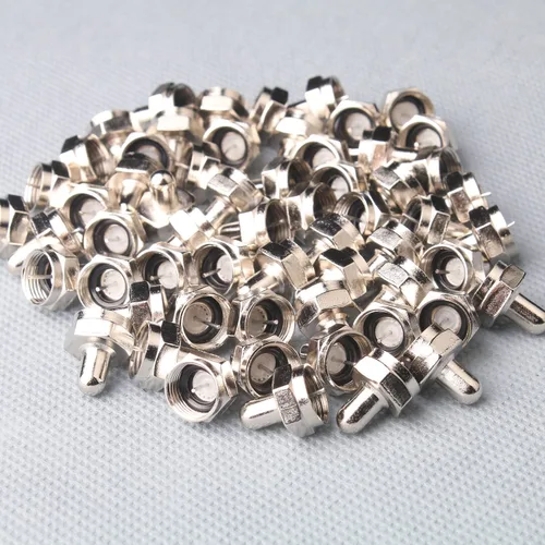 Miniatura 6 de Tapa coaxial de 15 piezas tipo F 75 ohmios terminador coaxial tapas para puertos en divisor, AMP, cable coaxial, antena de TV, placas de pared