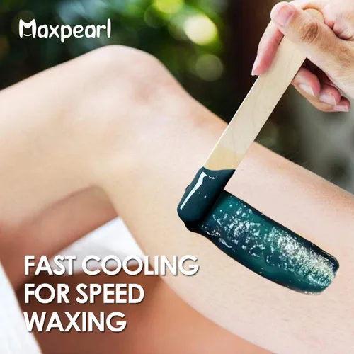 Miniatura 4 de Maxpearl - Perlas de cera dura para depilación, bolsa de recarga de 1.13 kg de cera dura para bikini brasileño, cara, cejas, axilas, brazos, pecho