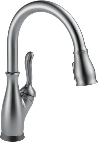 Miniatura 17 de DELTA FAUCET Leland - Grifo para cocina de níquel cepillado con función táctil, monocontrol con rociador extensible, tecnología Touch2O y cabezal
