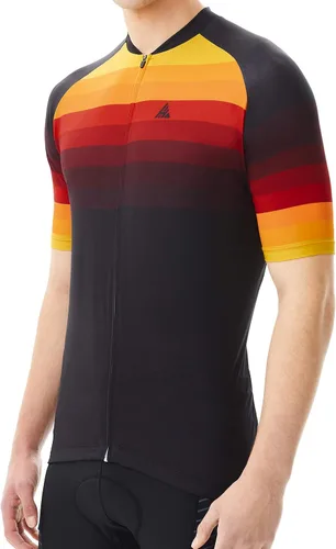 Miniatura 7 de Mens Cyling Jersey Short Sleeve Bike Shirts with 3 Rear Pockets