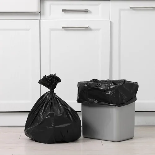 Miniatura 7 de Bolsas de basura negras pequeñas de 2 a 4 galones (440 bolsas), bolsas de basura de plástico, bolsas de basura de 2 galones, 3 galones y 4 galones