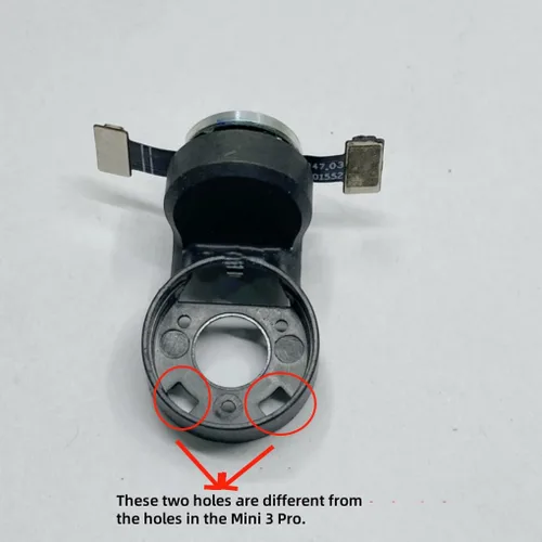 Miniatura 2 de Motor de brazo de guiñada con piezas de repuesto de soporte, compatible con DJI Mavic Mini 3 piezas de cardán (brazo de guiñada mini 3 con motor)